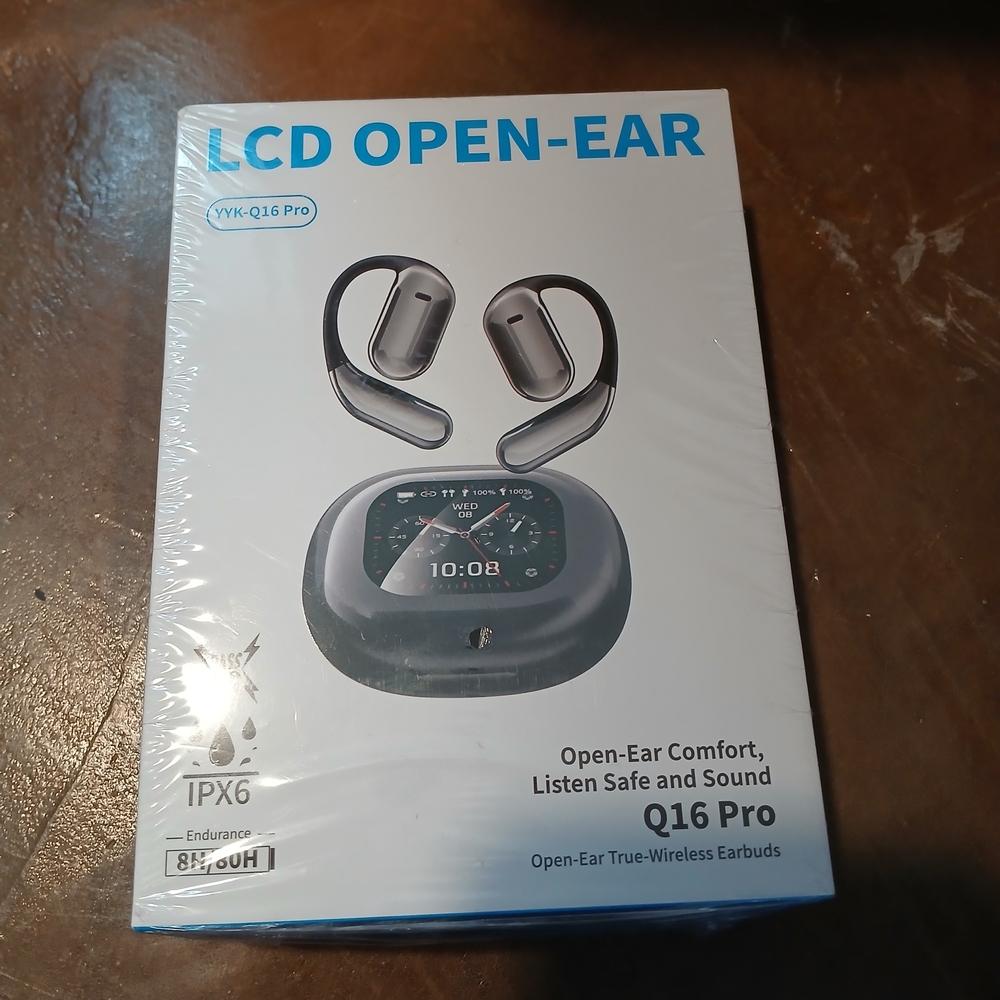 Q16 Pro Open-Ear True Wireless Earbuds - Silver